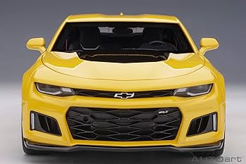 Amazon.co.jp: AUTOart 1/18 シボレー カマロ ZL1 2017 イエロー 完成