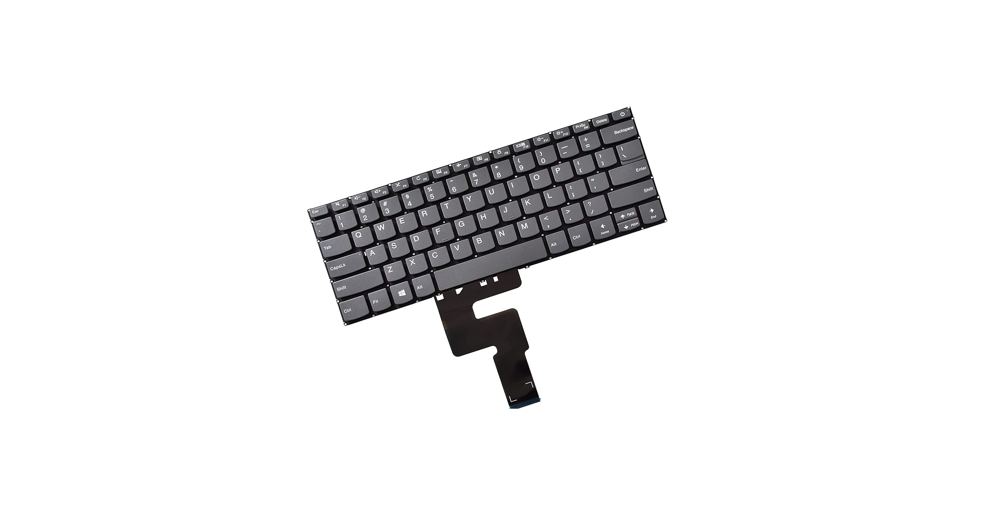 Sanj8 Keyboard for Lenovo Ideapad 120S-14IAP Laptop Grey Color