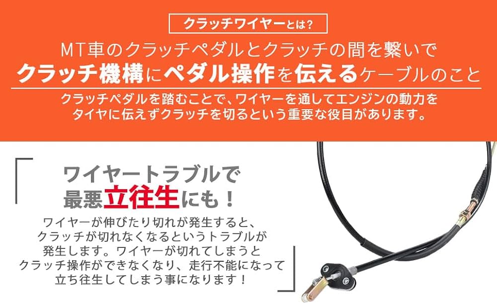 Amazon.co.jp: スズキ 用 ジムニー JA11V クラッチワイヤー 23710