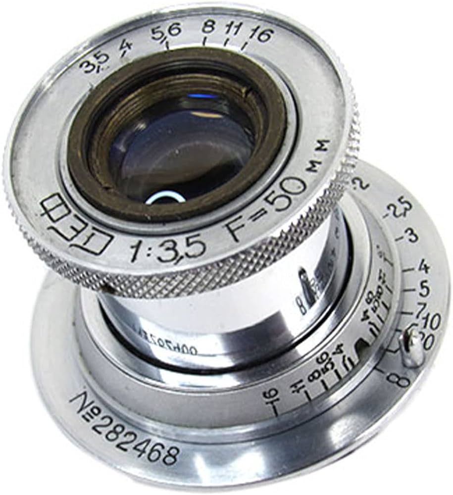 Amazon | ※オールドレンズ※FED INDUSTAR-10 50mm/f3.5 on FED2沈胴式