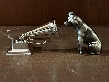 Amazon.co.jp: Victor ビクターマークのニッパー蓄音機 置物 レトロ