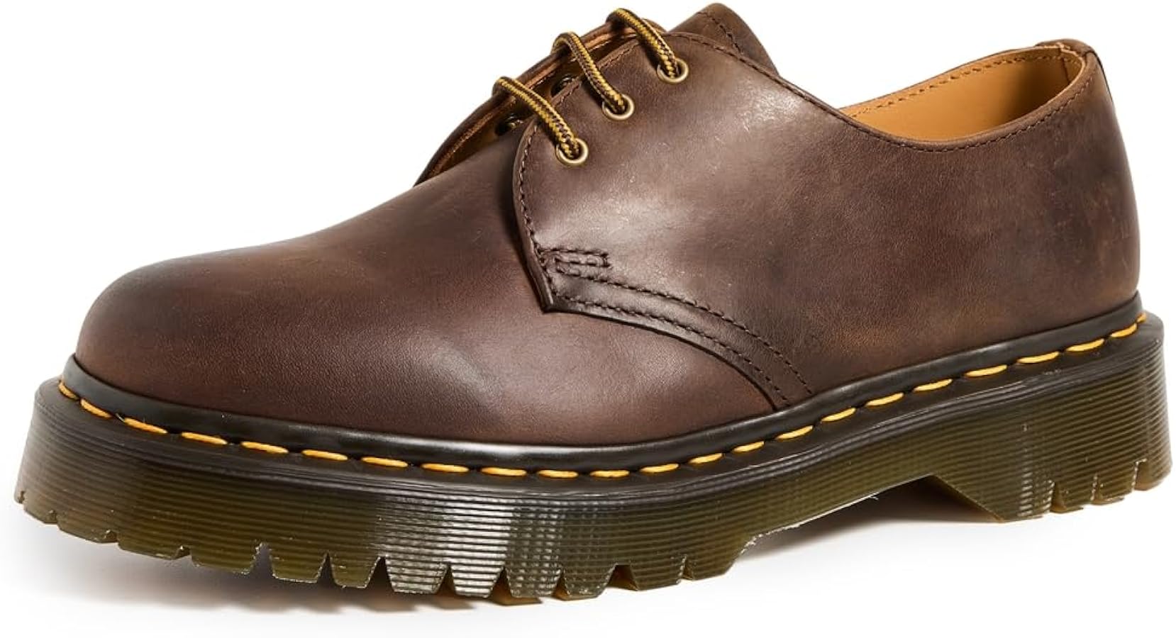 Amazon.com | Dr. Martens Unisex 1461 Bex, Dark Brown Crazy Horse