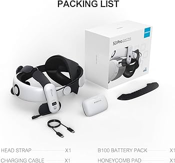 Amazon.com: BOBOVR S3 Pro Battery Strap Accessories,Head Air