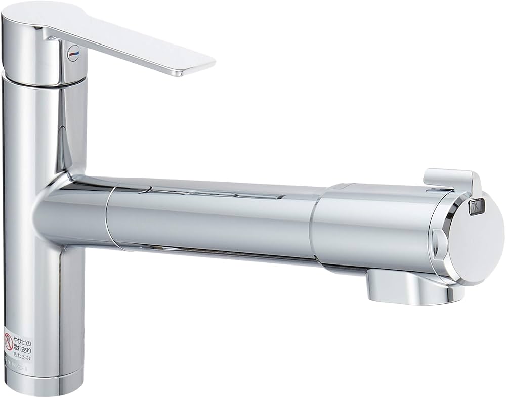 Amazon.co.jp: SANEI キッチン用 シングルワンホール混合栓 浄水器付