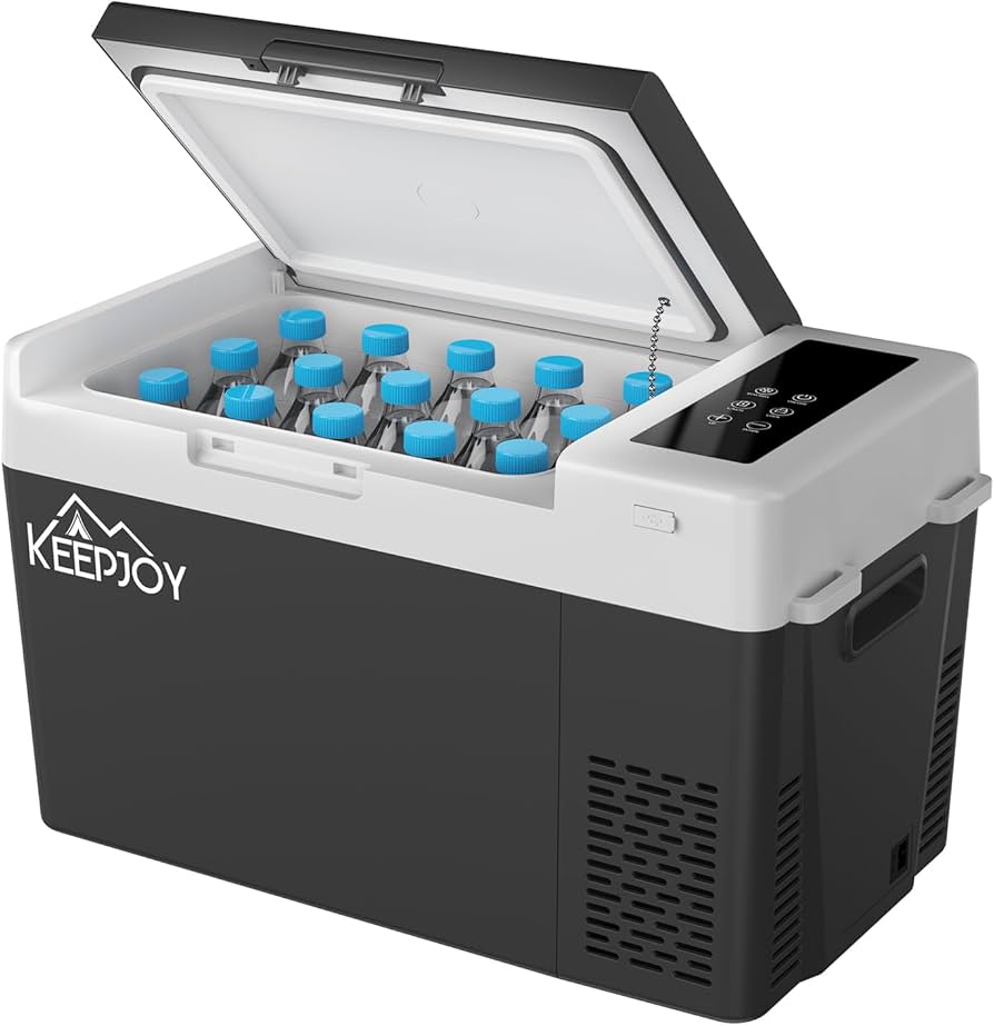 Amazon.co.jp: KEEPJOY 車載冷蔵庫 24L ポータブル冷蔵庫