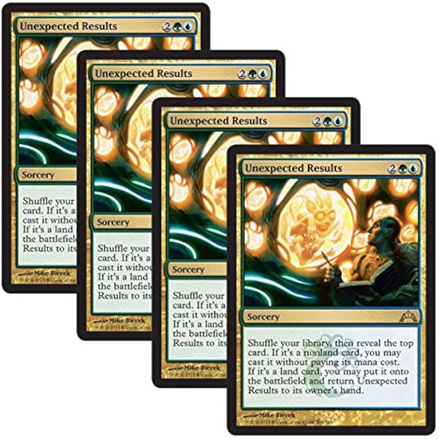 Amazon.co.jp: 【 4枚セット 】MTG 英語版 GTC-EN203 Unexpected