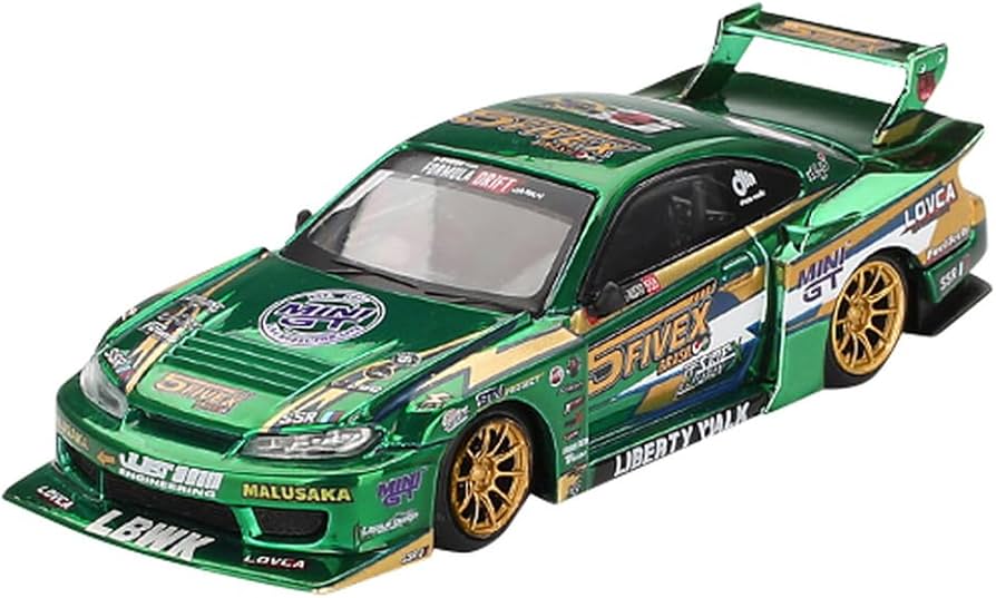 Amazon.com: MINI GT Nissan Silvia S15 LB-Super Silhouette LBWK