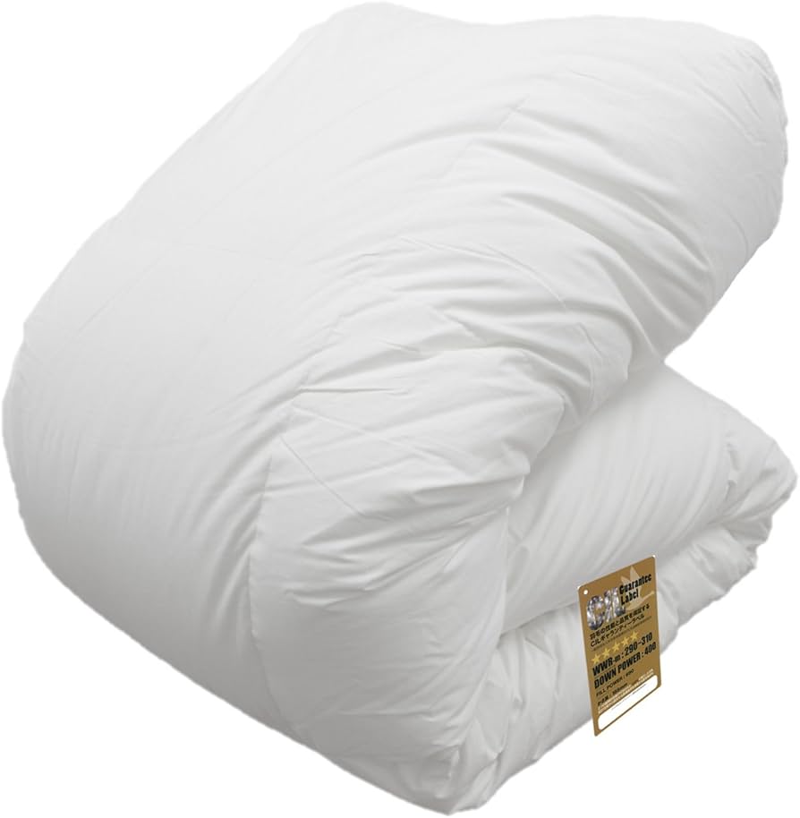Amazon｜羽毛布団 シングル ハンガリー産 ホワイト マザー グース