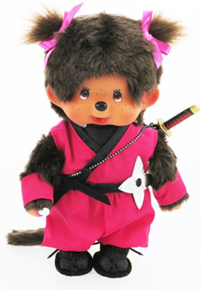 Amazon.co.jp: モンチッチ 忍者モンチッチ くノ一 ぬいぐるみ 高さ約