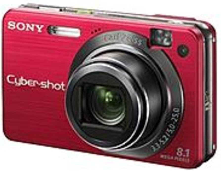 Amazon.com : Sony Cybershot DSCW150/R 8.1MP Digital Camera with 5x
