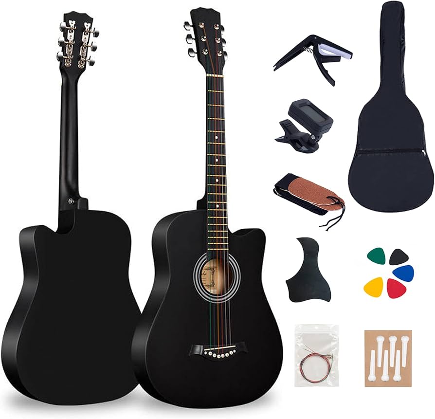 Amazon | アコースティックギター 初心者 ギター 9点セット 学生 大人