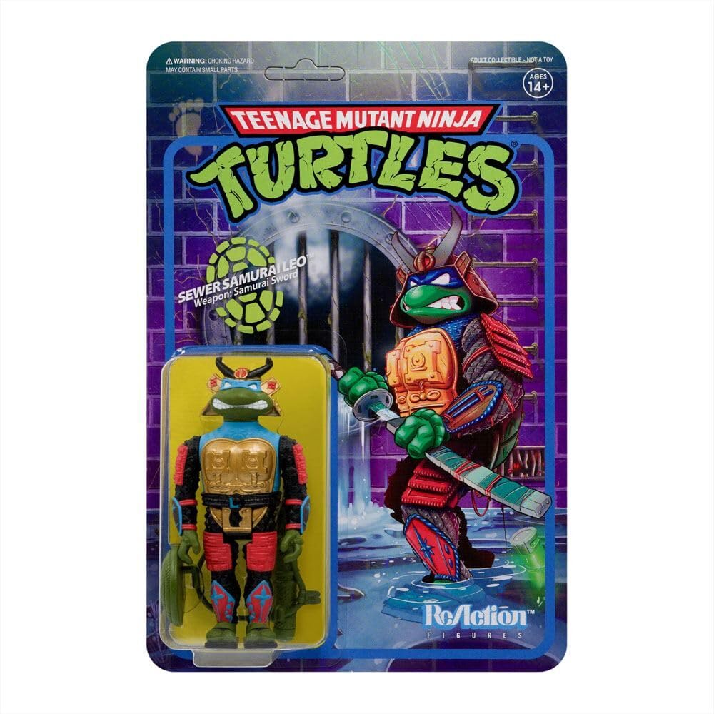 Amazon.com: Super7 Teenage Mutant Ninja Turtles Samurai Leonardo