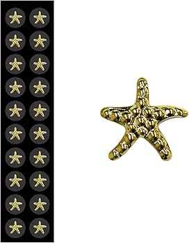Amazon.co.jp: 金粒使用 耳つぼジュエリー スターフィッシュ(ヒトデ