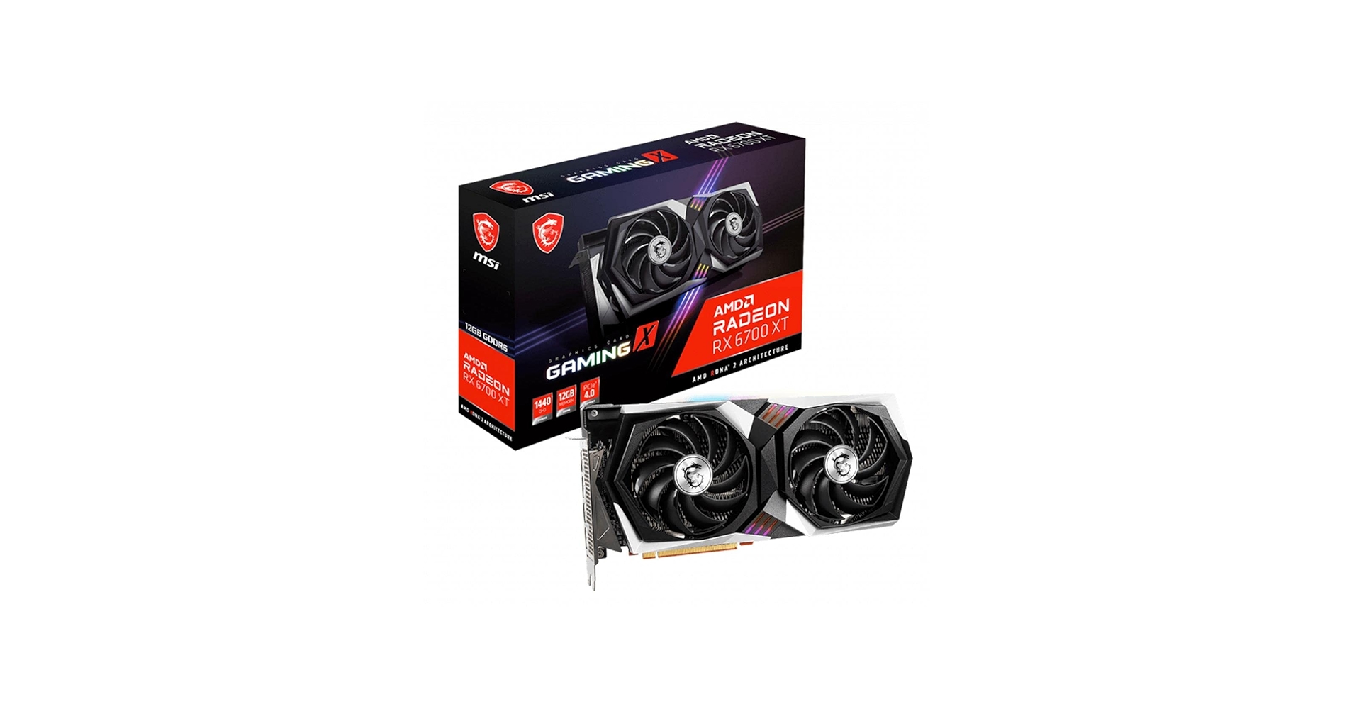 Amazon.com: msi Gaming Radeon RX 6700 XT 192-bit 12GB GDDR6 DP