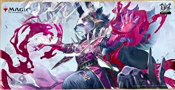 闇の領域、リリアナ 箔押しプレイマット マジック大戦祭 上位賞 FOIL