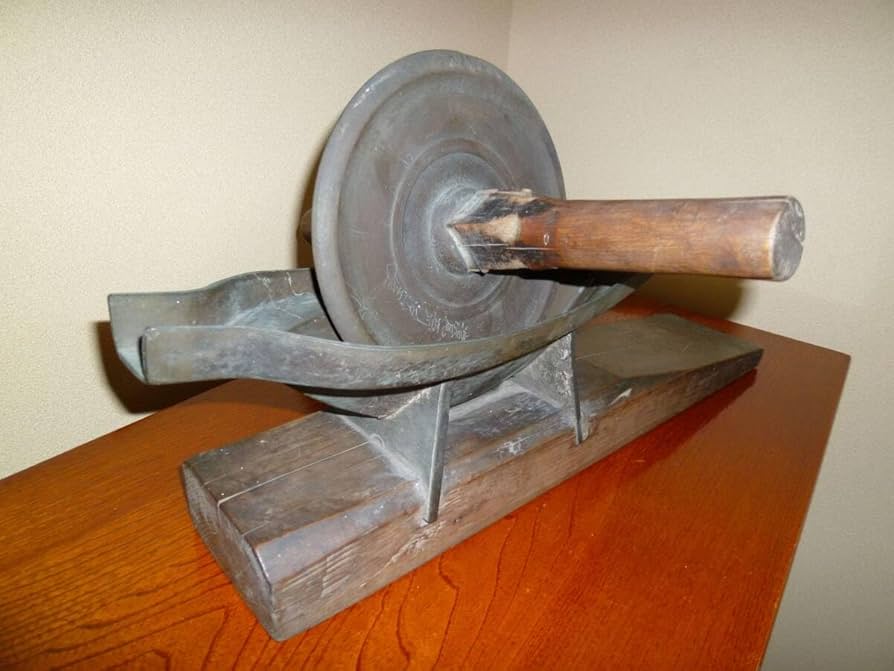 Amazon.co.jp: 【銅製】薬研やげん鉄製漢方薬薬草金属工芸擂鉢調剤道具