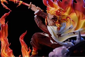 Amazon.co.jp: 鬼 滅 煉獄杏寿郎 vs 猗窩座 フィギュア ガレージキット