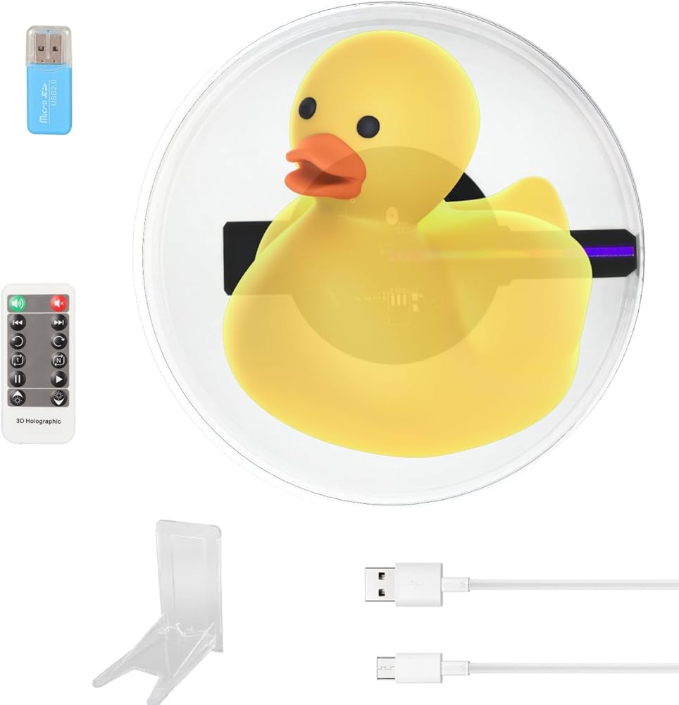 Amazon.co.jp: ポータブル 3D ホログラム ファン、16G WiFi 3D