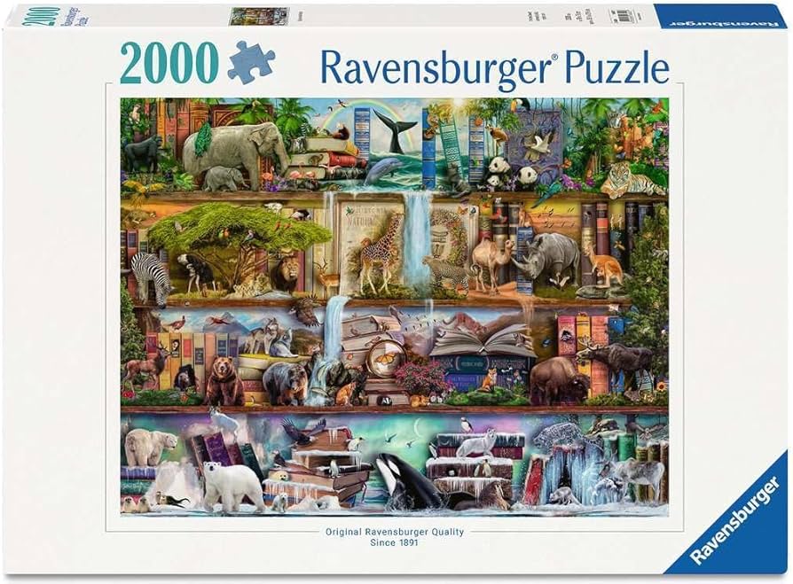 Amazon.com: Ravensburger - Big Animal World - 2000 Piece Jigsaw