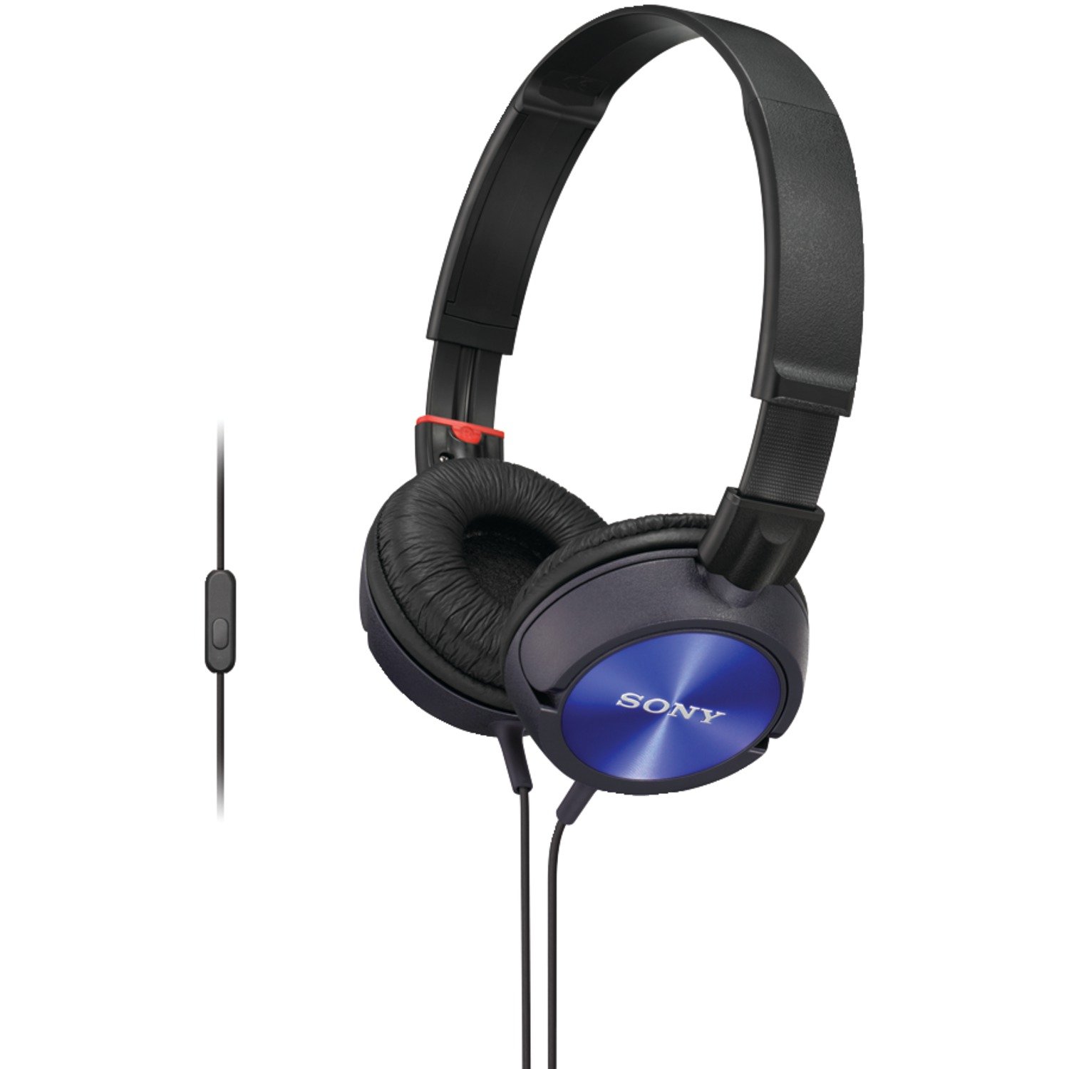 Amazon.com: Sony MDR-ZX300AP Sound Monitoring Headphones (Blue