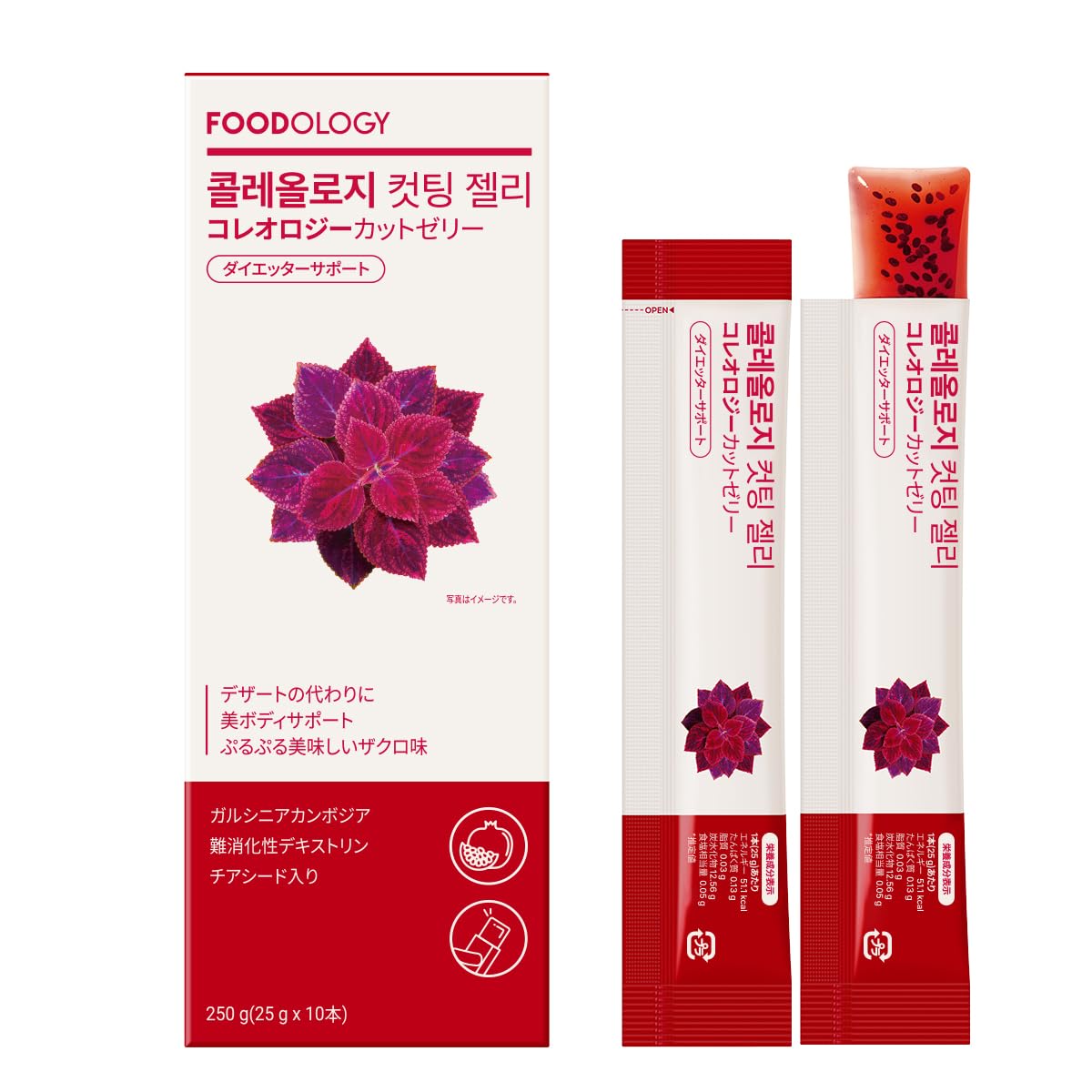 Amazon.co.jp: FOODOLOGY Coleology Cutting Jelly コレオロジーカット