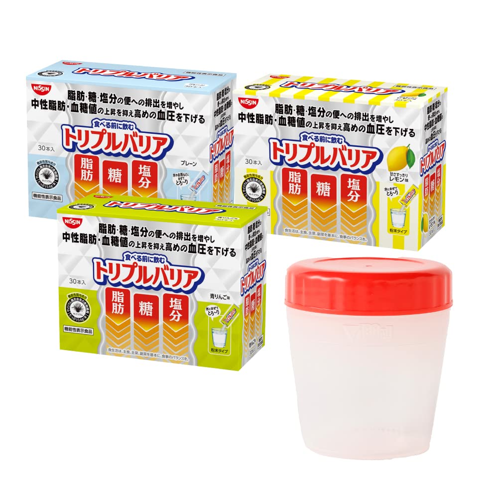 Amazon | 【シェーカー付き】 日清食品 トリプルバリア オオバコ