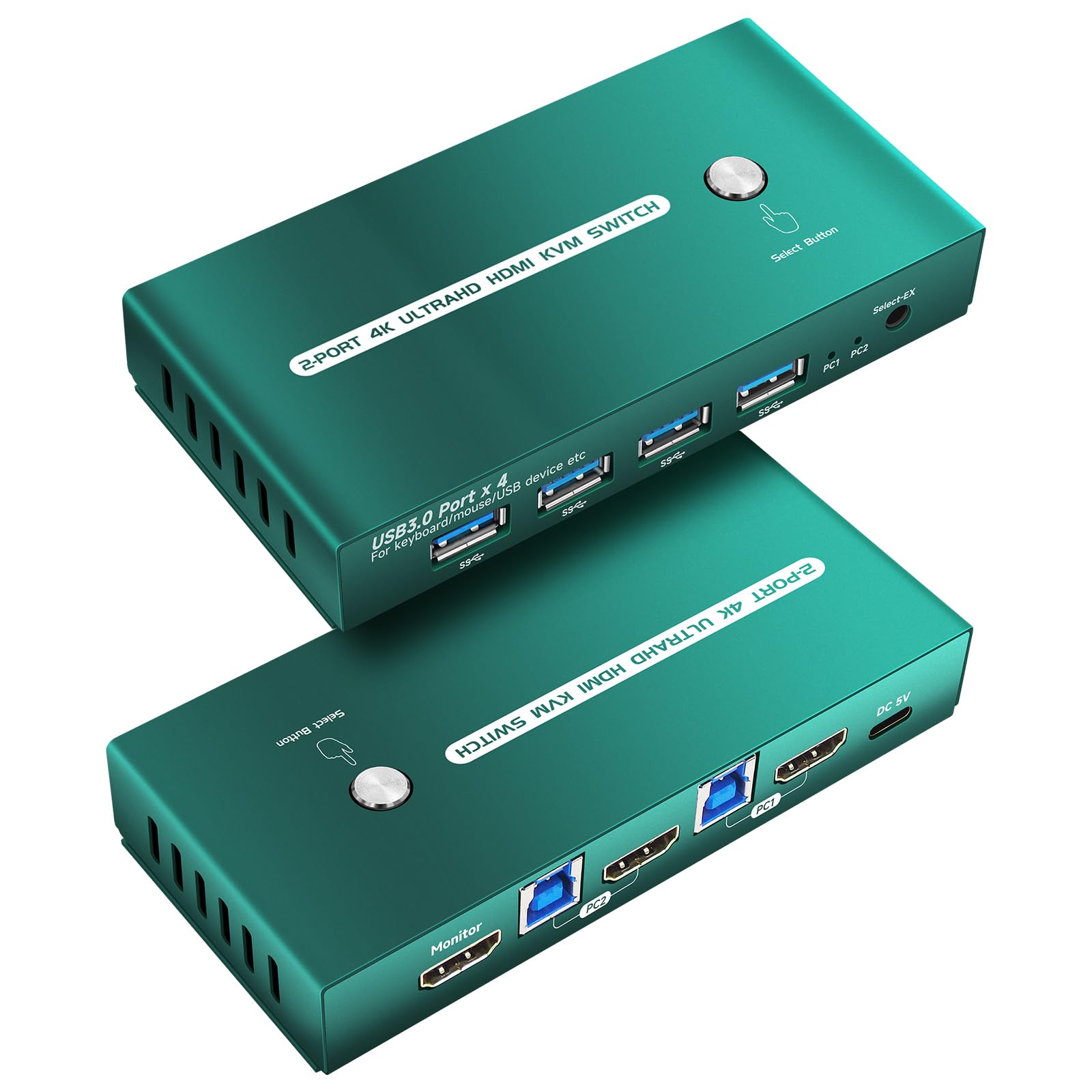 Amazon.co.jp: kvm Switch HDMI 1 モニター 2 コンピューター edid