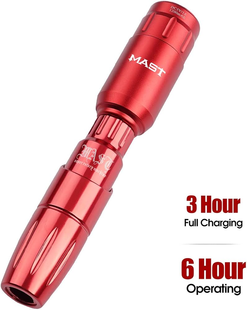 Amazon.com: Mast Tour Rotary Pen Machine With Mast Wireless Tattoo
