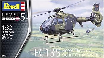 Amazon | ドイツレベル 1/32 ドイツ陸軍航空隊 EC 135 ヘリコプター