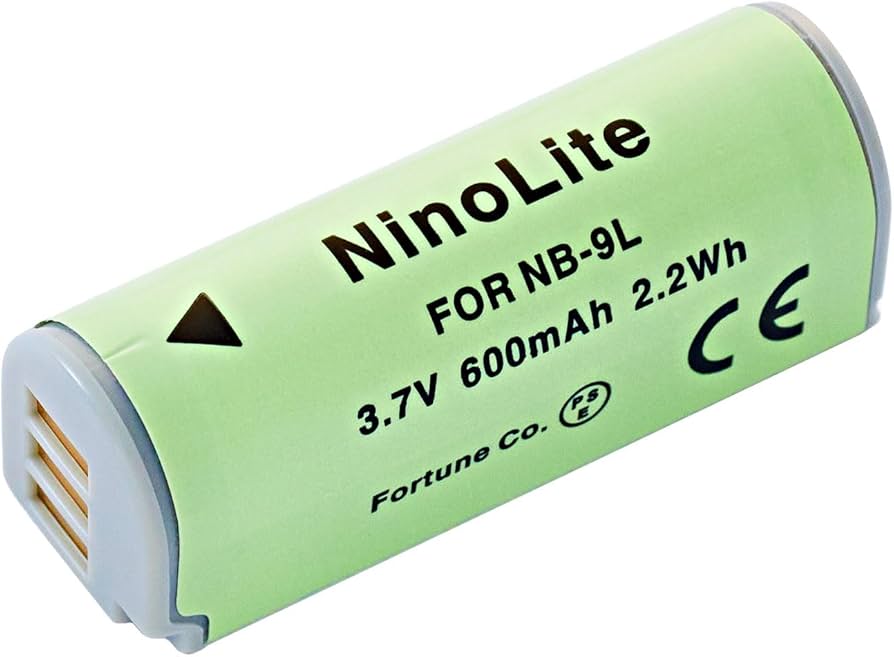Amazon | NinoLite NB-9L 互換 バッテリー キャノン IXY 1 / 3 / 50S