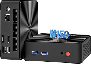 Mini PC, Intel Twin Lake N150 (Upgraded N100, up to 3.6GHz) 16GB