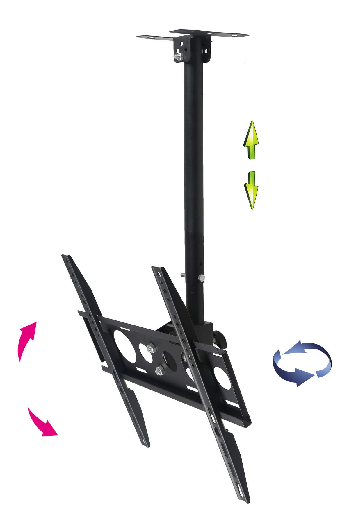 Amazon | mvpmounts テレビ天吊り金具 テレビ天井吊り金具 26-55インチ