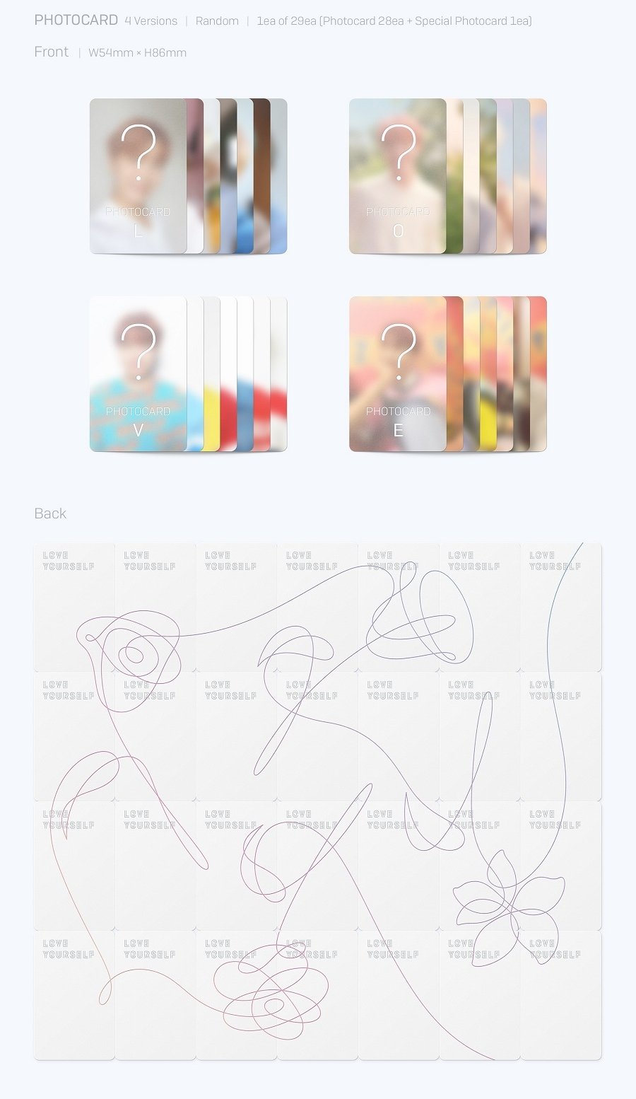 Amazon.com: BTS - Love Yourself 承 [Her] [V ver.] with Photobook
