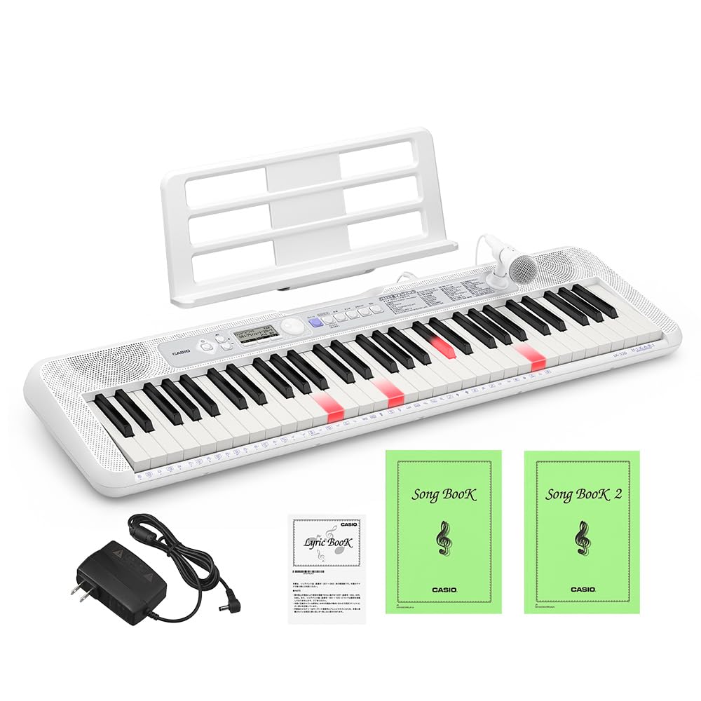 Amazon.co.jp: CASIO LK-330 光ナビゲーションキーボード 61鍵盤
