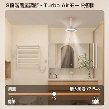 Amazon | シーリングファンライト 小型 E26モデル LEDミニライト