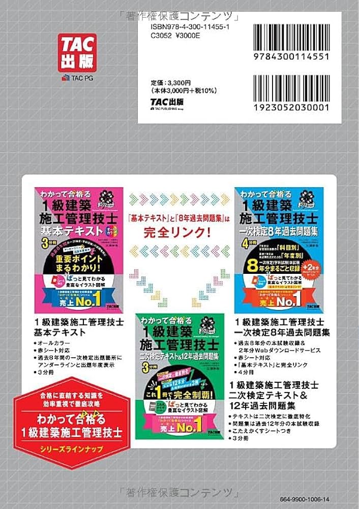 わかって合格(うか)る 1級建築施工管理技士 基本テキスト 2025年度版