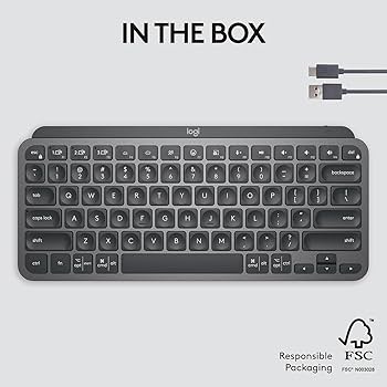 Amazon.com: Logitech MX Keys Mini Minimalist Wireless Illuminated