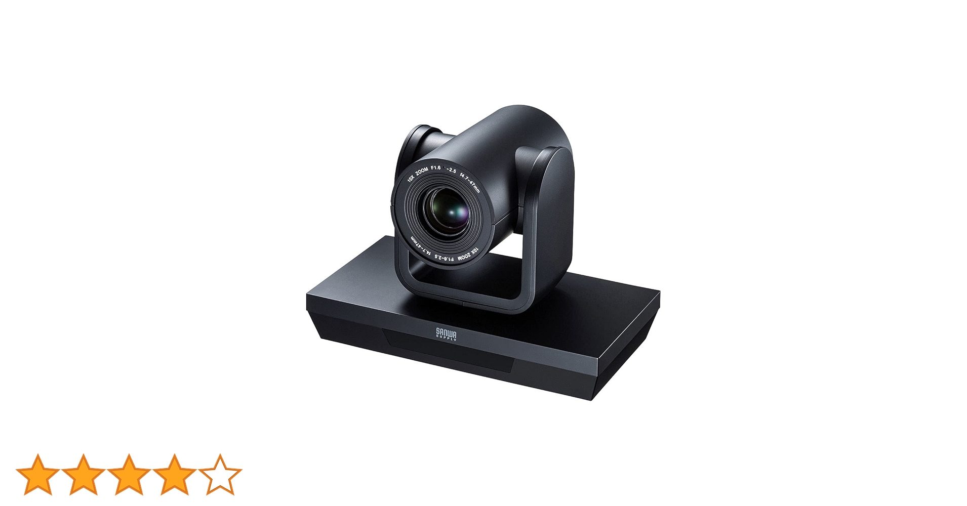 Amazon.co.jp: Sanwa Supply CMS-V54BK WEB Camera, 10x Zoom, USB A