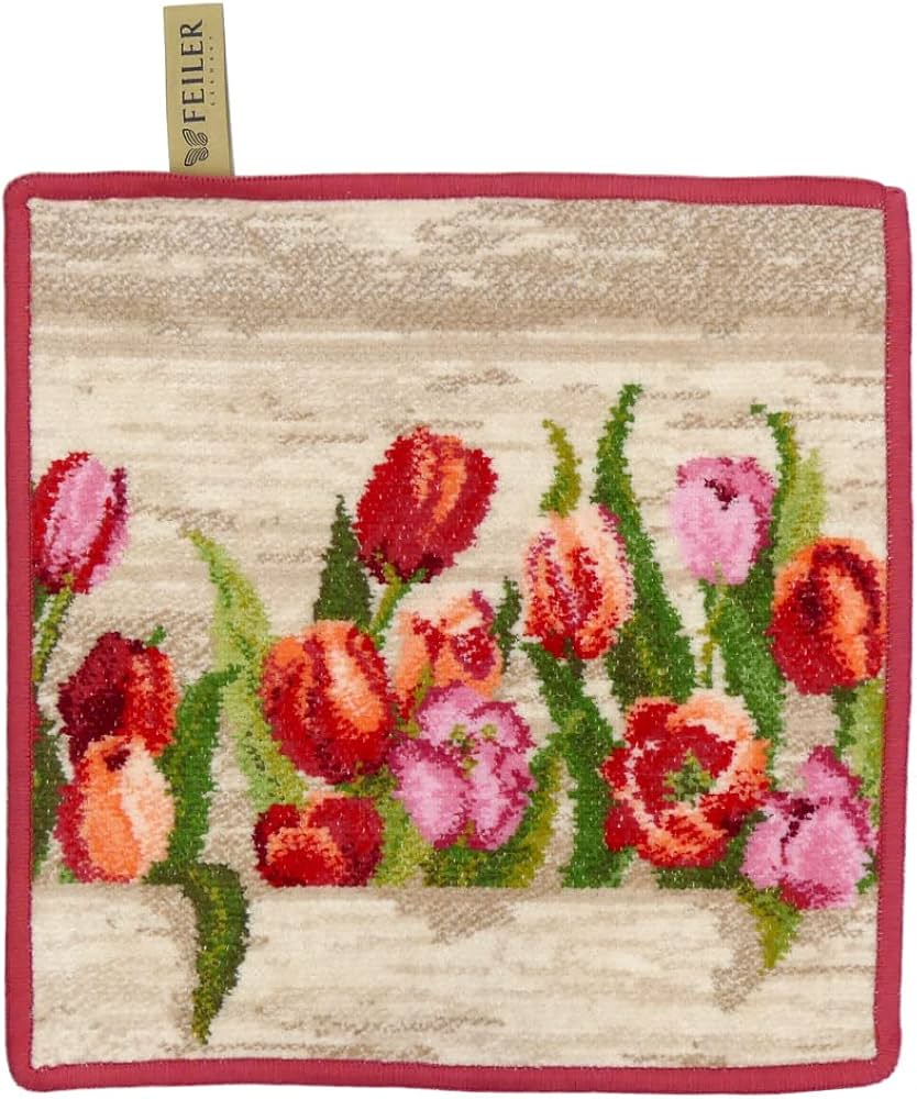 Amazon｜[フェイラー] FEILER ミニタオルハンカチ 25cm 花柄