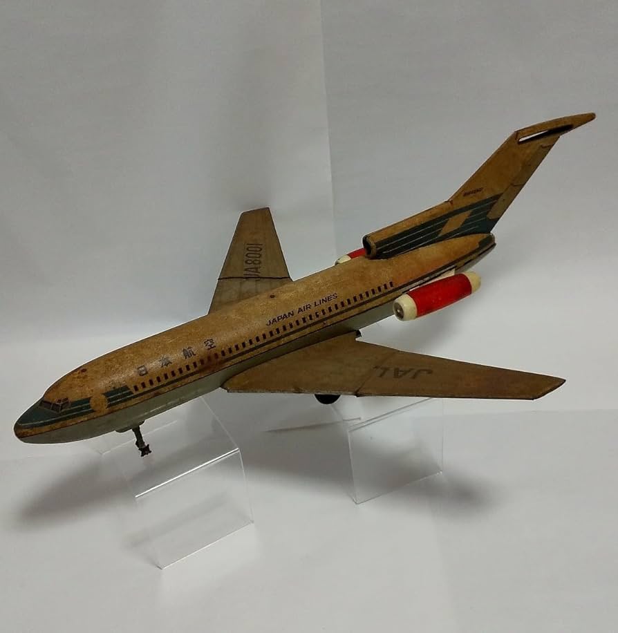 Amazon.co.jp: レトロ 当時物 古い玩具店 日本航空JA8001 JAL
