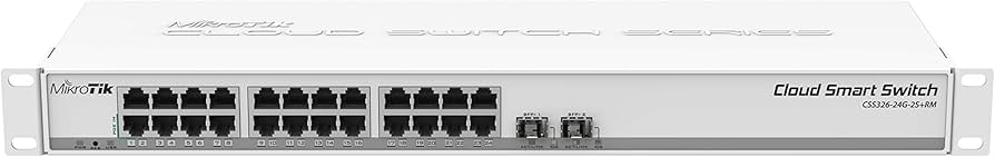 Amazon.com: Mikrotik CSS326-24G-2S+RM Managed Gigabit Ethernet (10
