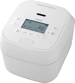 Amazon | TOSHIBA(東芝) 炊飯器 炎匠炊き 5.5合 RC-10HGW(W) グラン