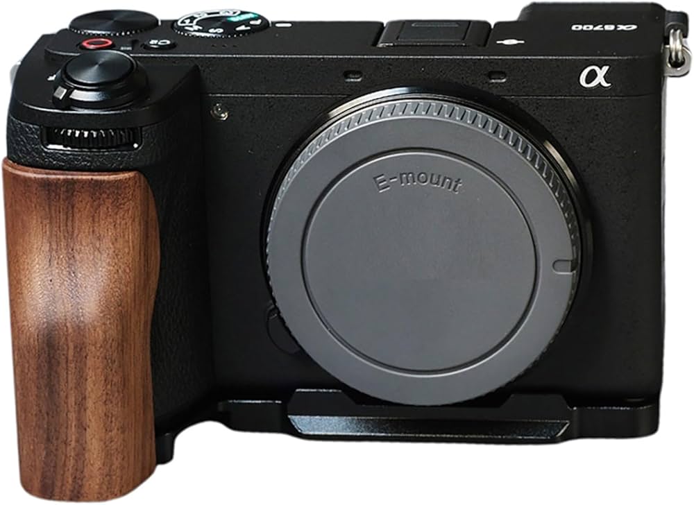 Amazon | sony 用 A6700 用 sony A6700 専用 カメラウッドグリップ