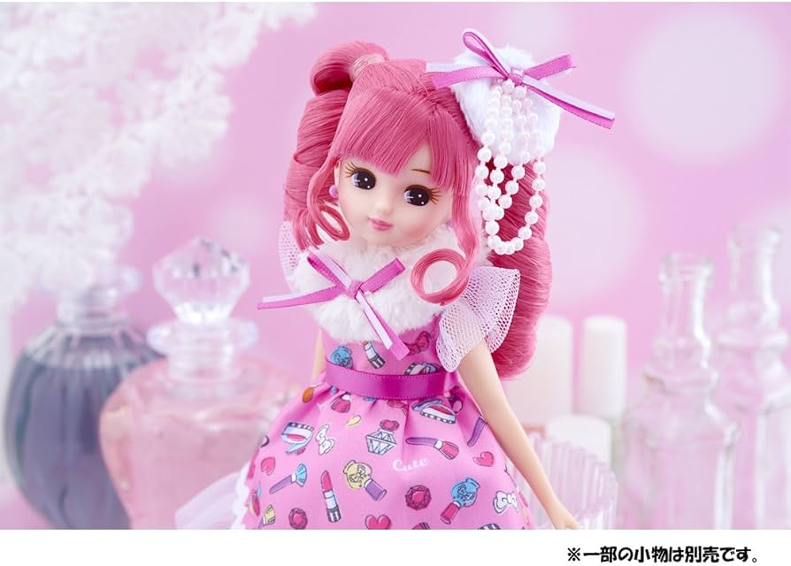 ♥ピンクのドレスが可愛いビスクドール（リプロ）♥ 最終価格♥秋の大