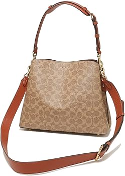 Amazon | [コーチ] ショルダーバッグ シグネチャー ウィロウ ベージュ