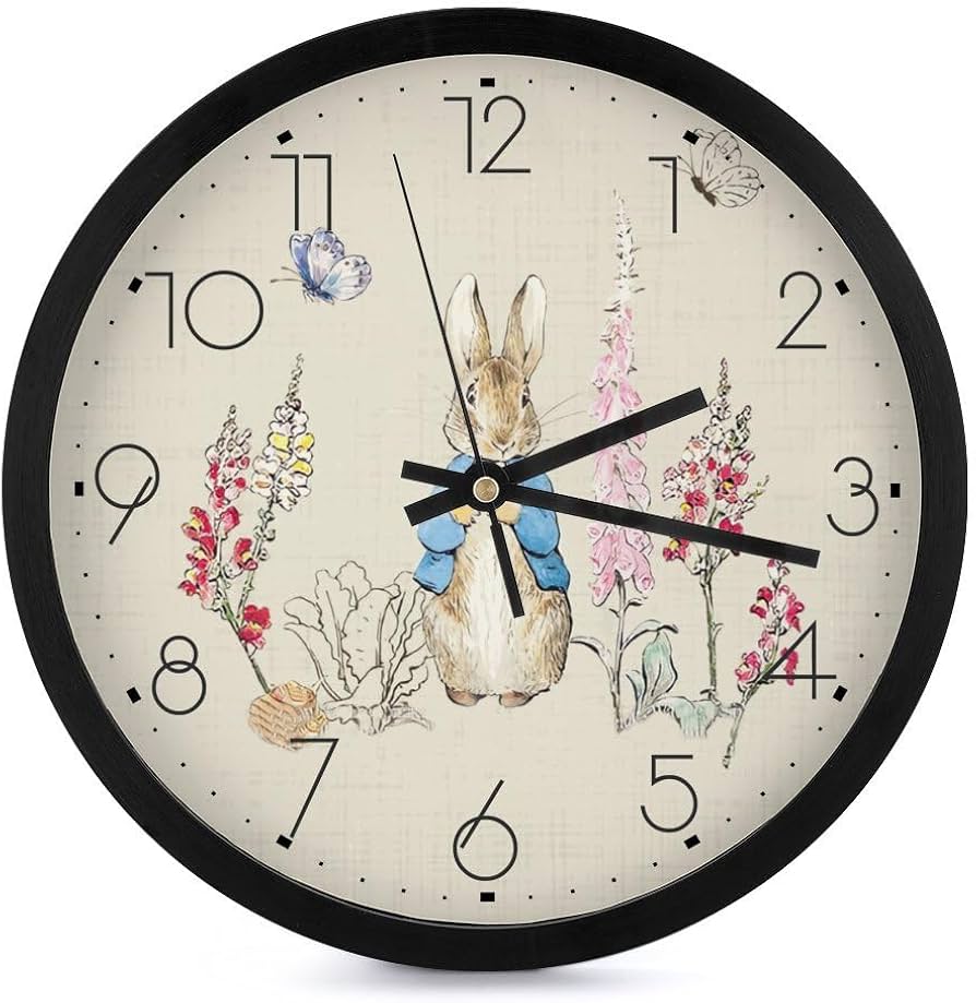 Amazon.co.jp: 時計 ピーターラビット 掛け時計 かけ時計 壁掛け時計