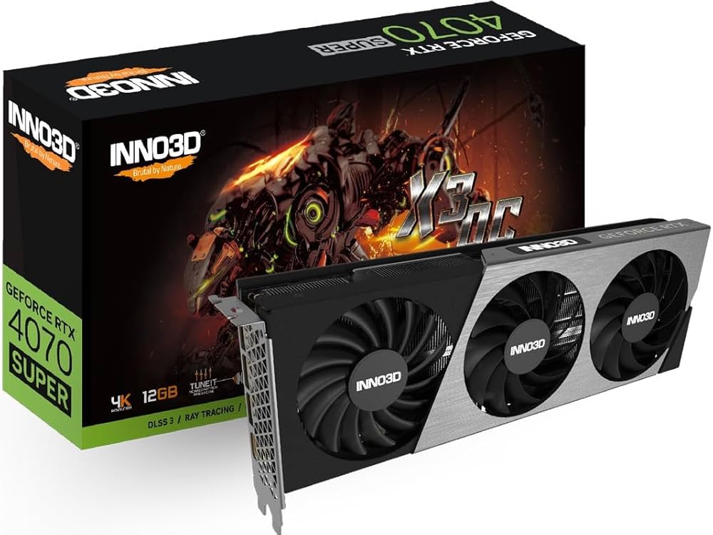 Amazon | Inno 3D GeForce RTX 4070 SUPER X3 OC - 12GB GDDR6X