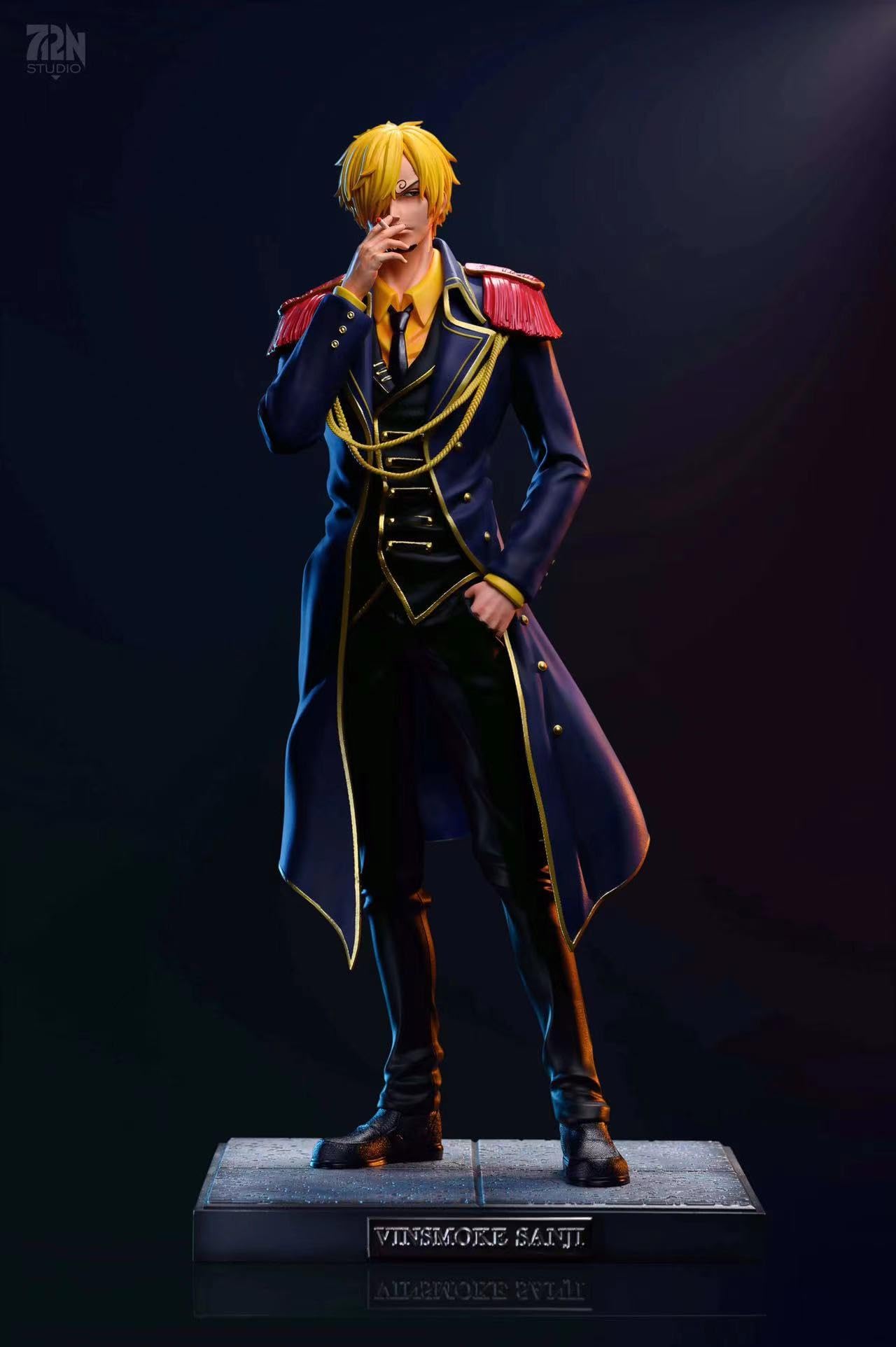 Amazon.co.jp: 黒足のサンジ フィギュア 軍服Ver. 1/6スケール 塗装