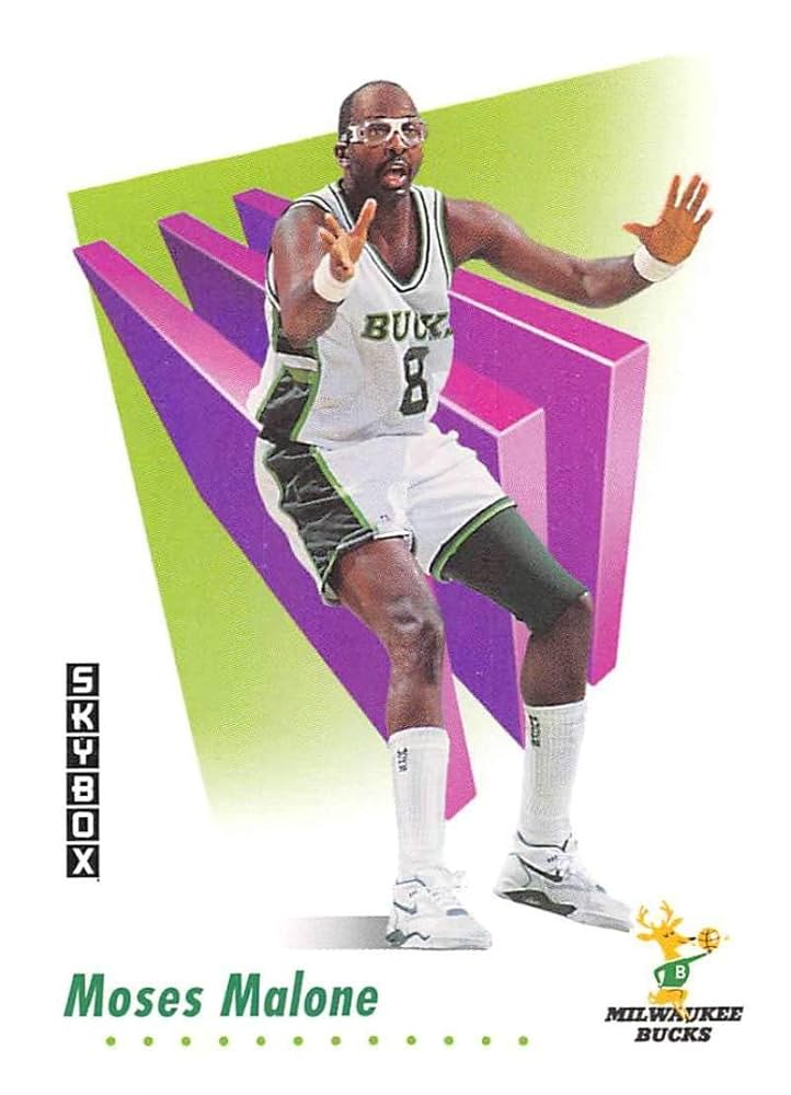 Amazon.com: 1991-92 SkyBox Series 2 Basketball #634 Moses Malone