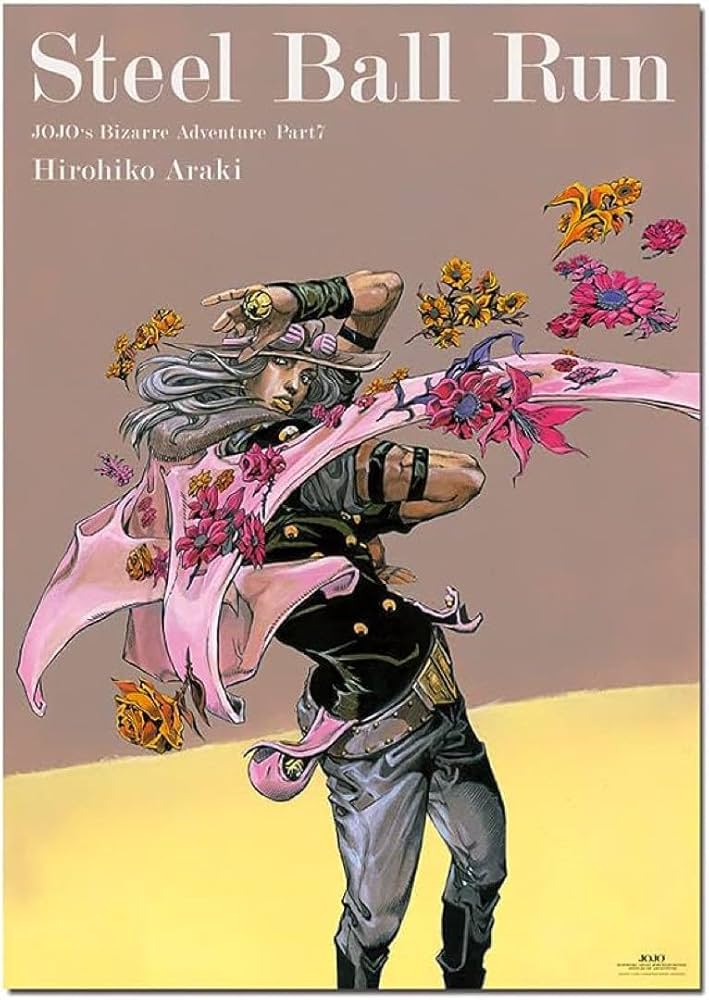 Amazon.co.jp: ジョジョ展 7部 ポスター スティールボールラン 荒木